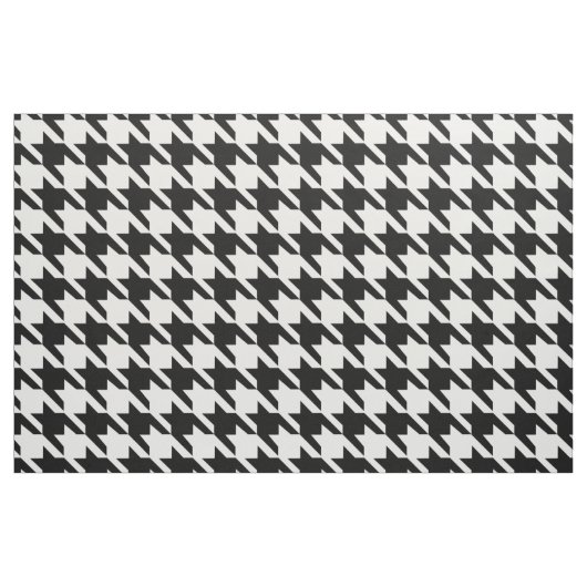 Tissu Motif noir et blanc Houndstooth (Fat Quarter)