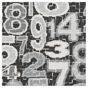 Tissu Motif numérique fragmenté