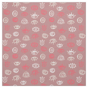 Tissu Motif oeil mal