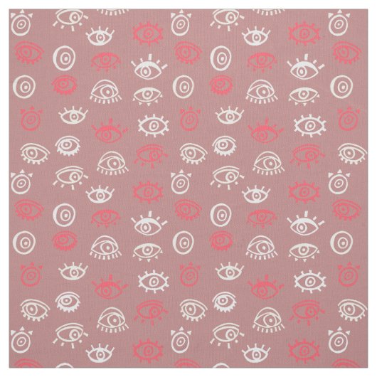 Tissu Motif oeil mal  (Échantillon)