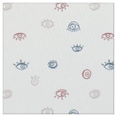 Tissu Motif oeil mal  (fermé)