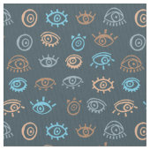 Tissu Motif oeil mal (fermé)