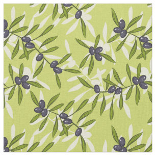 Tissu Motif olive