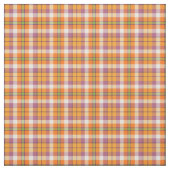 Tissu Motif orange-clair et pourpre de plaid de (Échantillon)