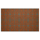 Tissu motif orange et marron (Fat Quarter)