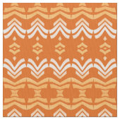 Tissu motif orange ethnique (fermé)