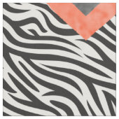 Tissu Motif orange noir blanc diamant (Fermer)