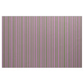 Tissu Motif orchidée et olive foncé vert rayures (Fat Quarter)