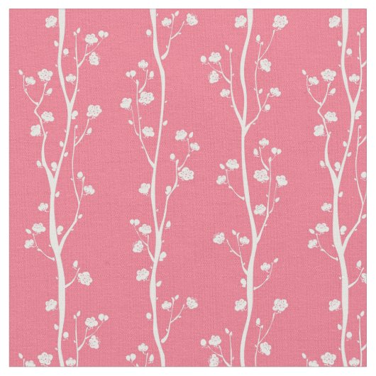 Tissu Motif oriental de fleur de prune (Fermer)