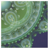 Tissu Motif oriental vert fractal (Fermer)