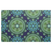 Tissu Motif oriental vert fractal (Fat Quarter)