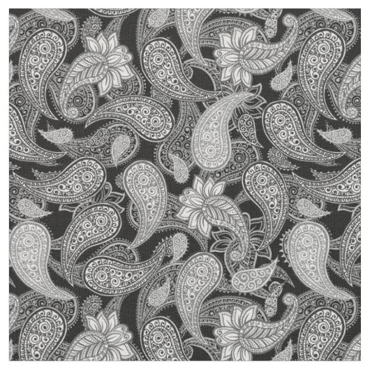 Tissu Motif Paisley (Fermer)