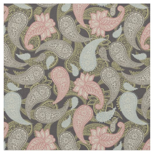 Tissu Motif Paisley (Fermer)