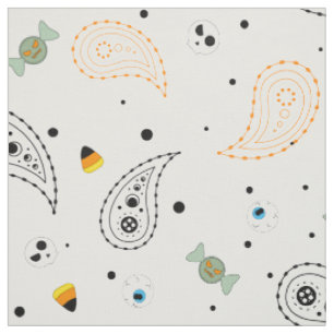 Tissu Motif Paisley Joy Halloween Trick Or Treat