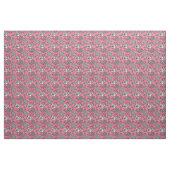 Tissu Motif Paisley, tons gris sur rose (Yard)