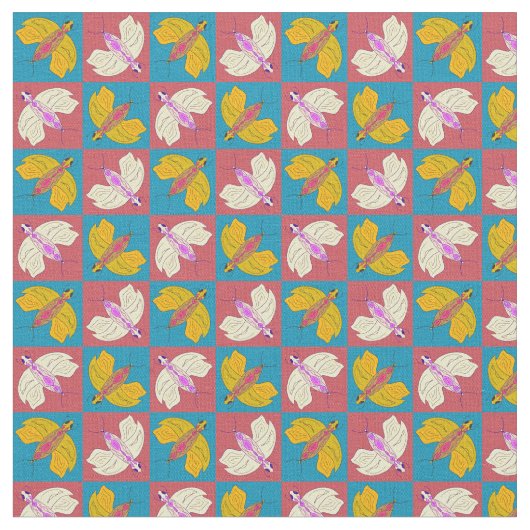 Tissu Motif papillon mignon (Fermer)