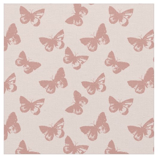 Tissu Motif papillon pastel (Fermer)
