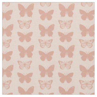 Tissu Motif papillon pastel