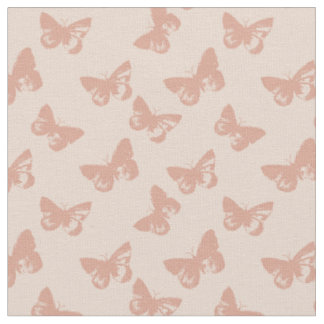 Tissu Motif papillon pastel