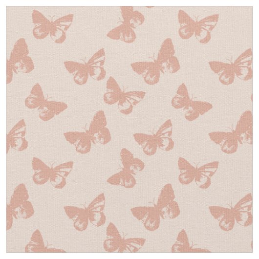 Tissu Motif papillon pastel (Fermer)