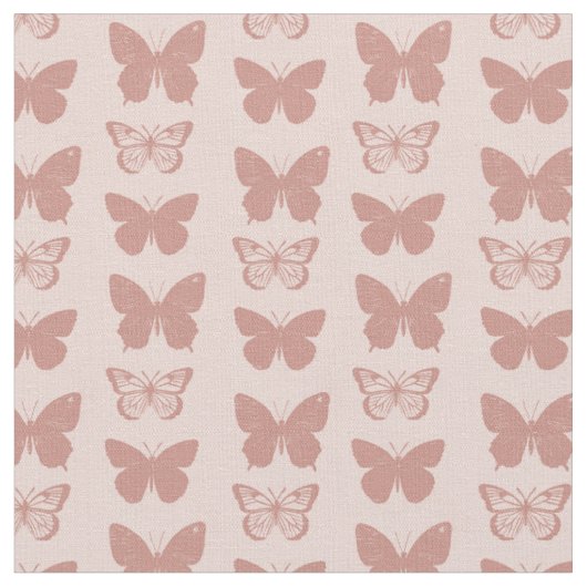 Tissu Motif papillon pastel (Fermer)