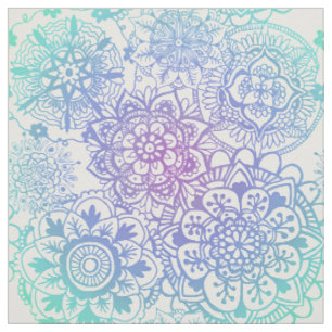 Tissu Motif Pastel Mandala