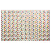 Tissu Motif Pastèque, Fraise & Orange (Yard)