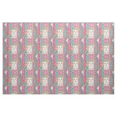 Tissu Motif Patchwork Coloré Bohème (Fat Quarter)