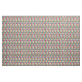 Tissu Motif Patchwork Coloré Bohème (Yard)
