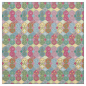 Tissu Motif Patchwork Coloré Bohème (Échantillon)