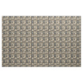 Tissu Motif patchwork Halloween en denim rustique (Yard)