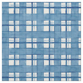 Tissu Motif peint à la main de plaid d'aquarelle (Échantillon)