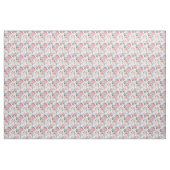 Tissu Motif peint de roses (Yard)