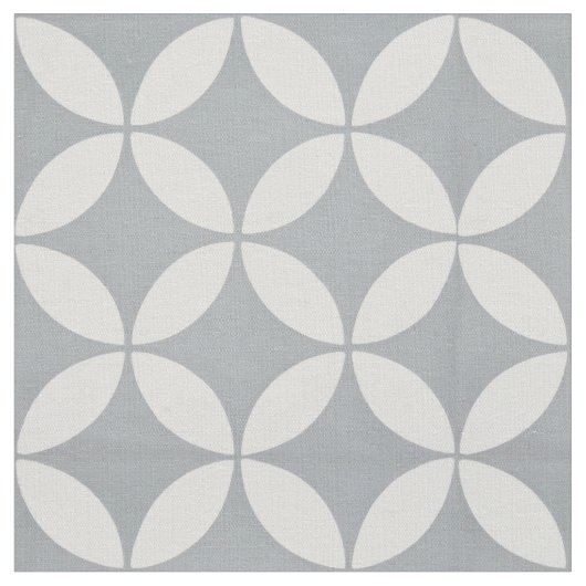 Tissu - Motif pétale gris (Fermer)