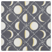 Tissu Motif Phases de lune céleste (Échantillon)