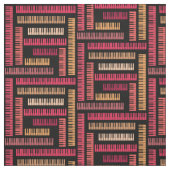 Tissu Motif Piano Keys (Échantillon)