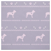 Tissu motif pitty pourpre (Échantillon)