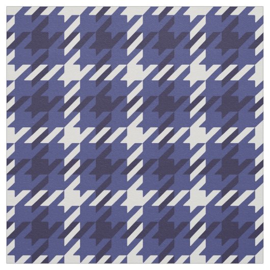 Tissu Motif plaid bleu et blanc rétro (Échantillon)