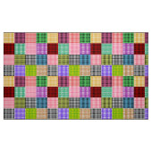 Tissu Motif plaid multicouleur En vichy Patchwork (Fat Quarter)