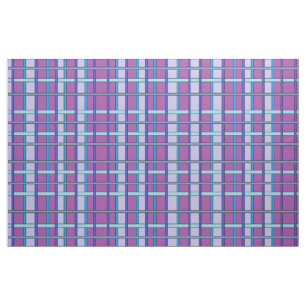 Tissu Motif Plaid Purs et Blues