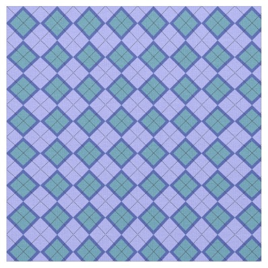 Tissu Motif Plaid violet et vert diamant (Fermer)