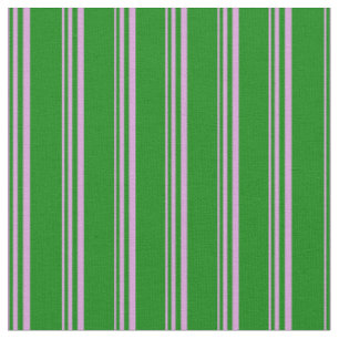 Tissu Motif Plum & Green Stripes