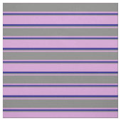 Tissu Motif Plum, Gris & Bleu (Échantillon)