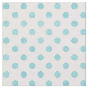 Tissu motif pois blanc pastel rétro