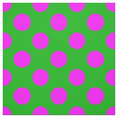 Tissu Motif Pois rose&vert (Échantillon)
