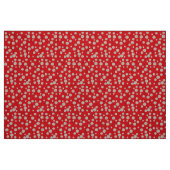 Tissu Motif Pois rouge et blanc (Fat Quarter)
