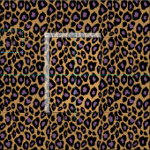 Tissu Motif pourpre Cheetah (Carreau)