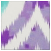 Tissu Motif pourpre et turquoise d'ikat (Fermer)