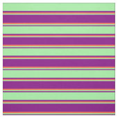 Tissu Motif pourpre, vert et rouge (Échantillon)