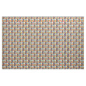 Tissu Motif Quatrefoil (Yard)